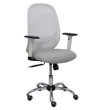 Silla de oficina Piqueras y Crespo Cilanco Blanca Malla + - Ref. fabricante 354SBM10B39B354CRRP - Gris Claro