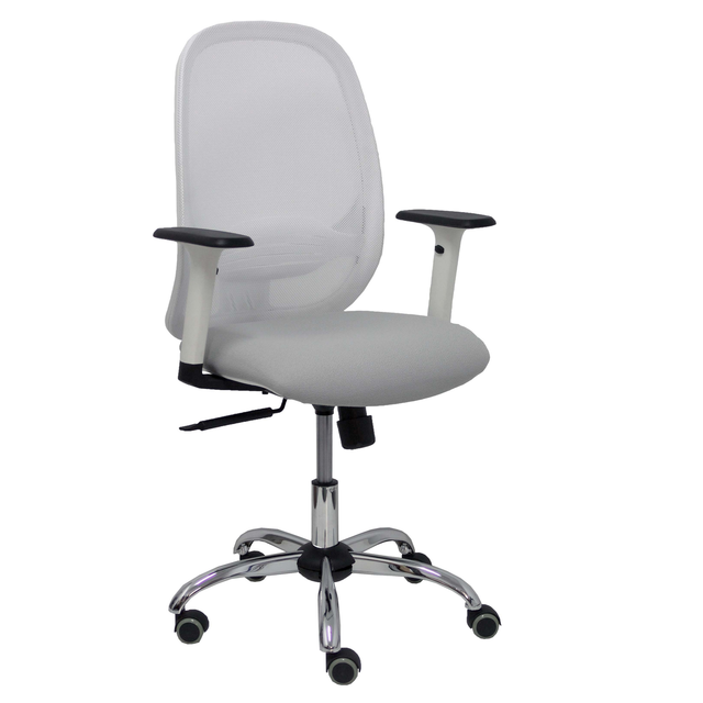 Silla de oficina Piqueras y Crespo Cilanco Blanca Malla + - Ref. fabricante 354SBM10B39B354CRRP - Gris Claro