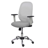 Silla de oficina Piqueras y Crespo Cilanco Blanca Malla + - Ref. fabricante 354SBM10B39B354CRRP - Gris Claro
