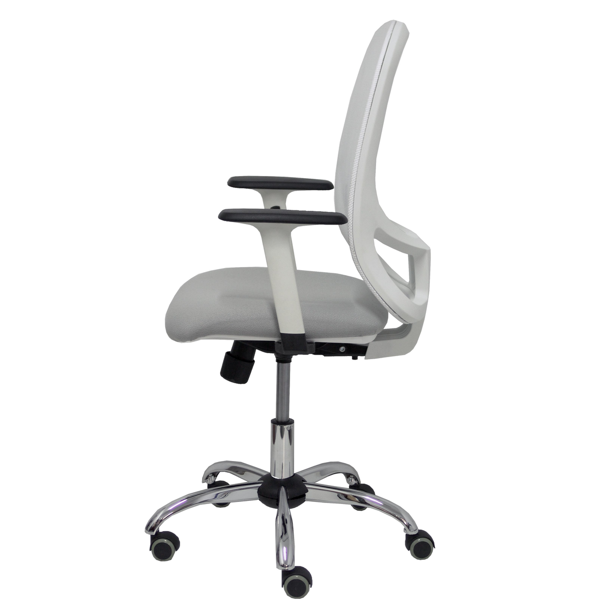 Silla de oficina Piqueras y Crespo Cilanco Blanca Malla + - Ref. fabricante 354SBM10B39B354CRRP - Gris Claro