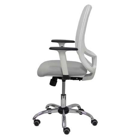 Silla de oficina Piqueras y Crespo Cilanco Blanca Malla + - Ref. fabricante 354SBM10B39B354CRRP - Gris Claro