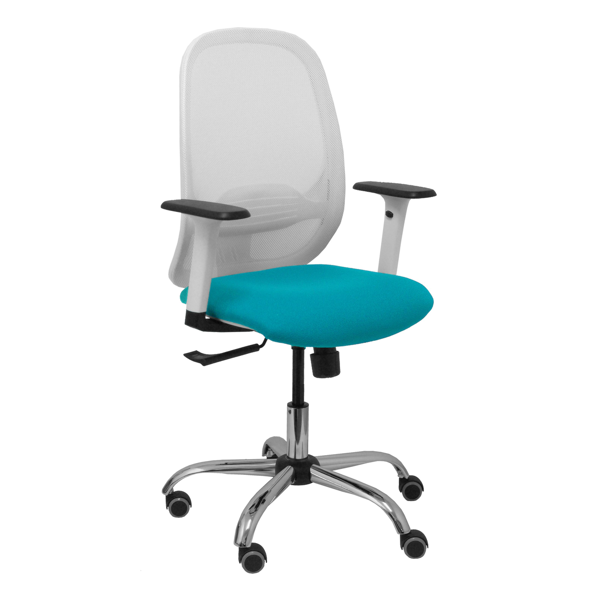Silla de oficina Piqueras y Crespo Cilanco Blanca Malla + - Ref. fabricante 354SBM10B39B354CRRP - Turquesa