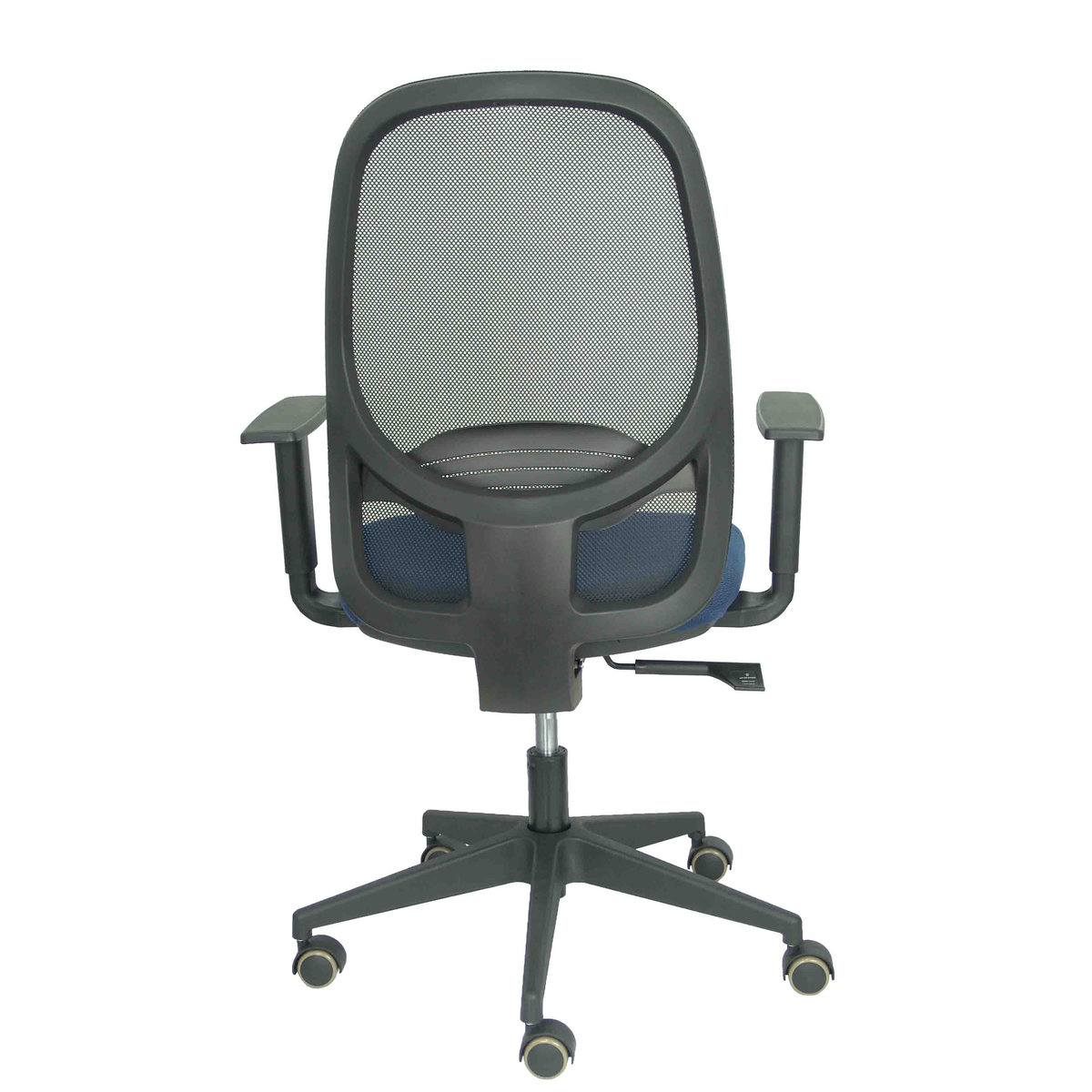 Silla de oficina Piqueras y Crespo Cilanco Negra Malla + Bali - Brazos regulables - Azul Marino
