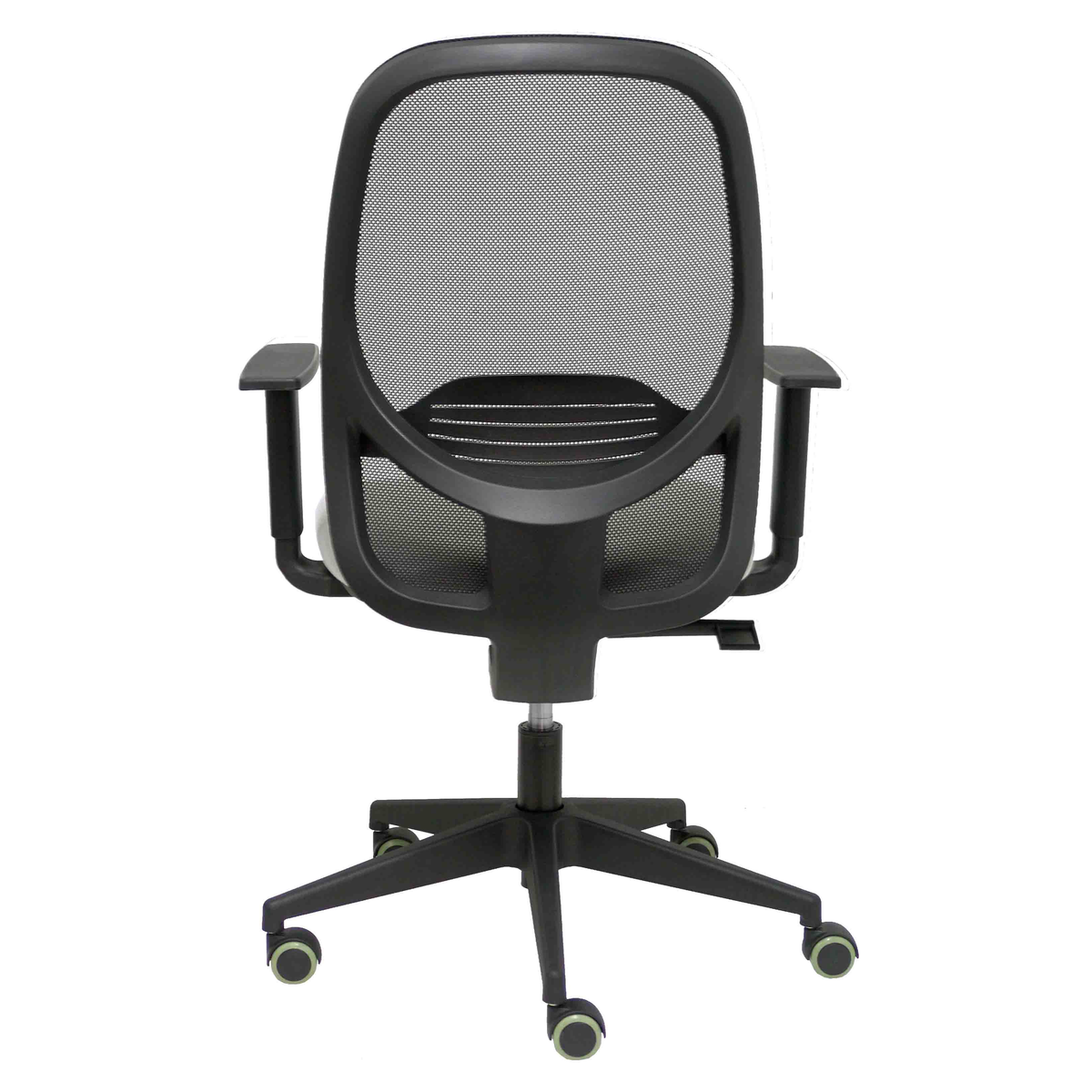 Silla de oficina Piqueras y Crespo Cilanco Negra Malla + Bali - Brazos regulables - Gris Claro