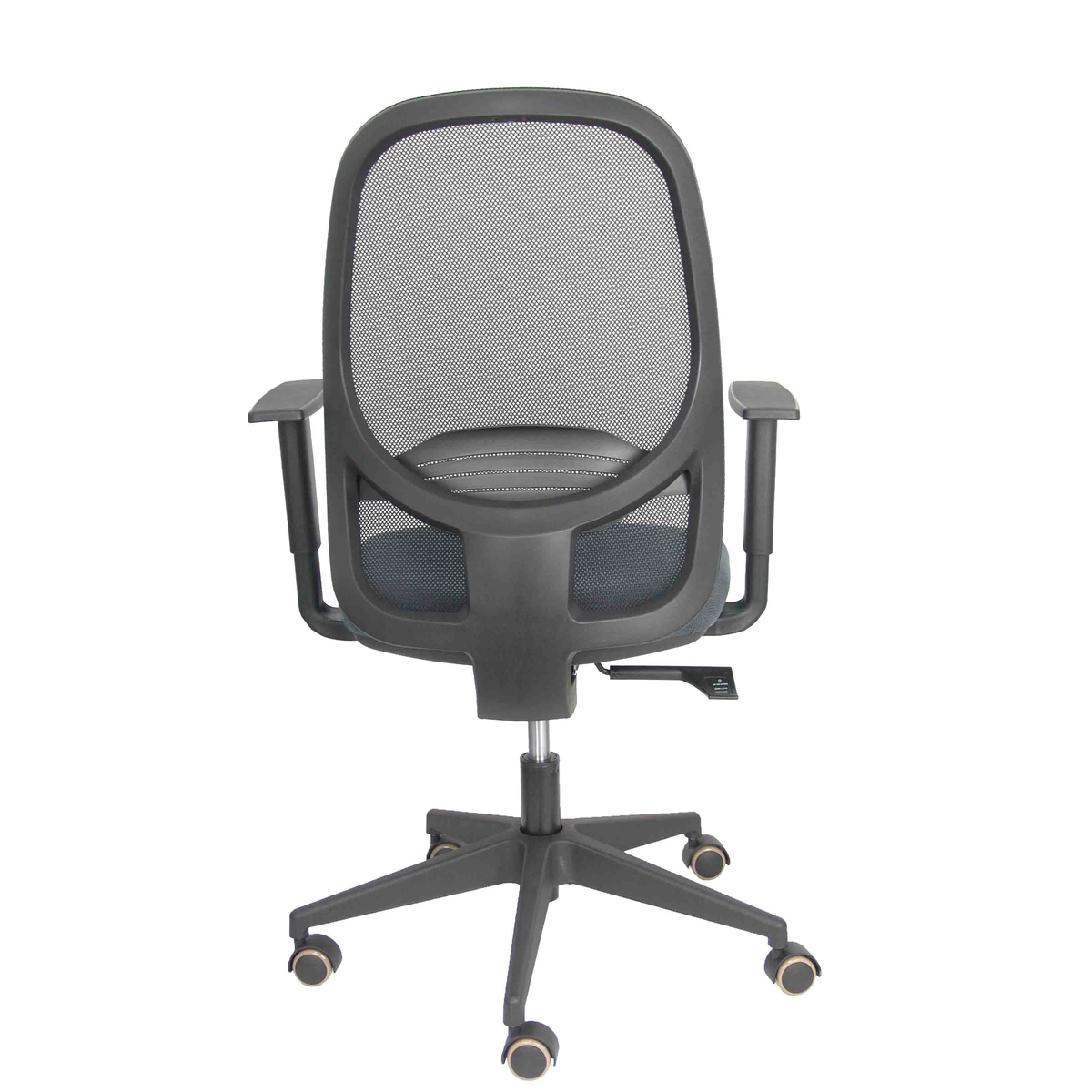 Silla de oficina Piqueras y Crespo Cilanco Negra Malla + Bali - Brazos regulables - Gris Oscuro
