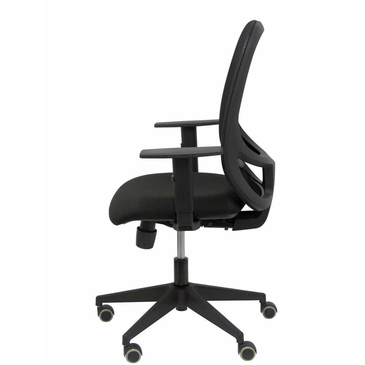 Silla de oficina Piqueras y Crespo Cilanco Negra Malla + Bali - Brazos regulables - Negro
