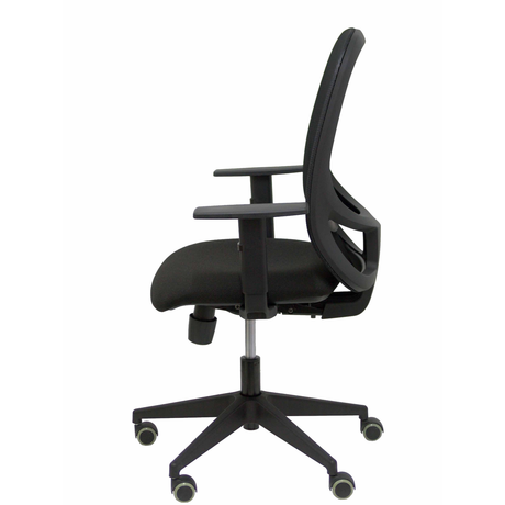 Silla de oficina Piqueras y Crespo Cilanco Negra Malla + Bali - Brazos regulables - Negro