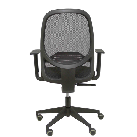 Silla de oficina Piqueras y Crespo Cilanco Negra Malla + Bali - Brazos regulables - Negro