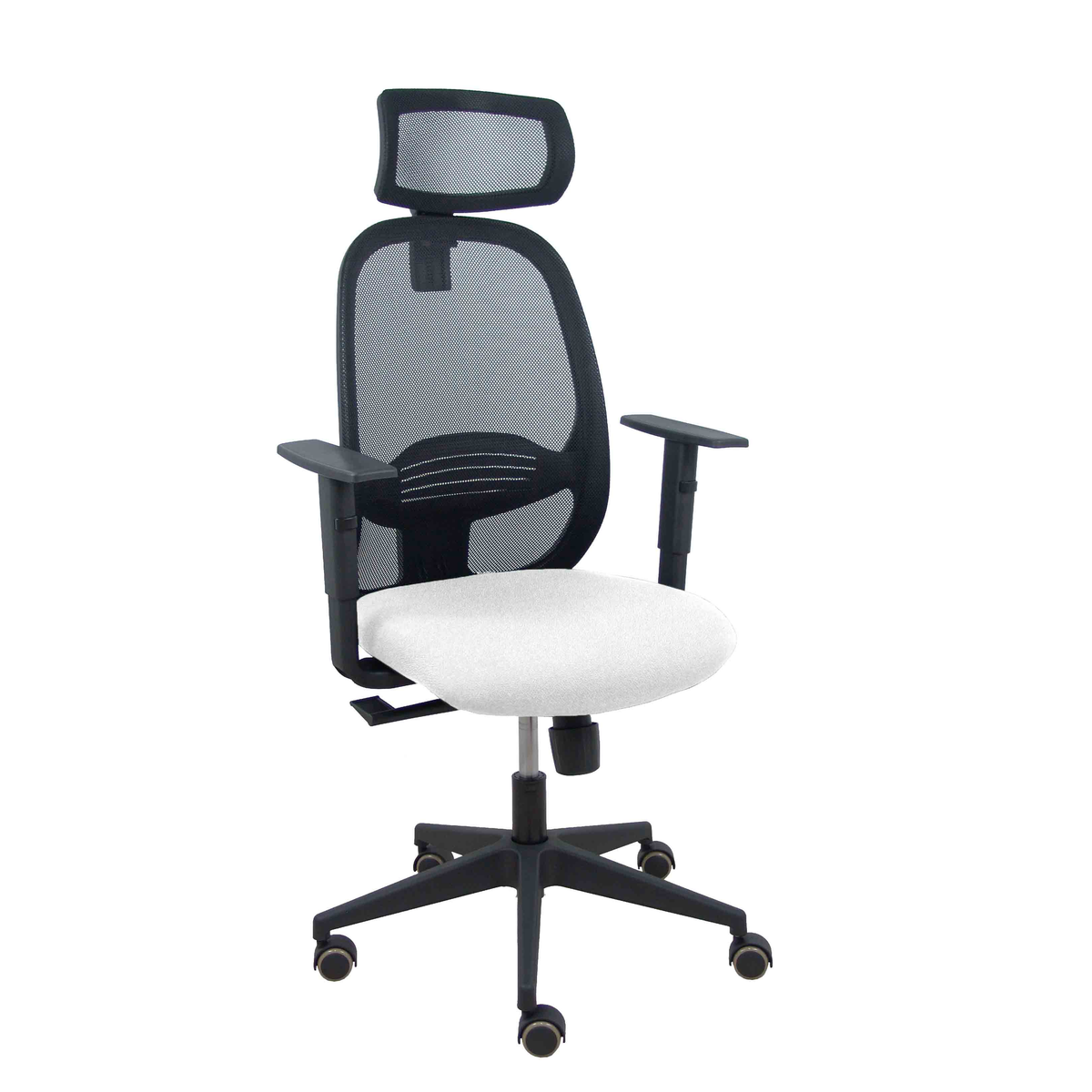 Silla de oficina Piqueras y Crespo Cilanco Negra Malla + - Ref. fabricante 354SNM840B100B10CRPCR - Blanco