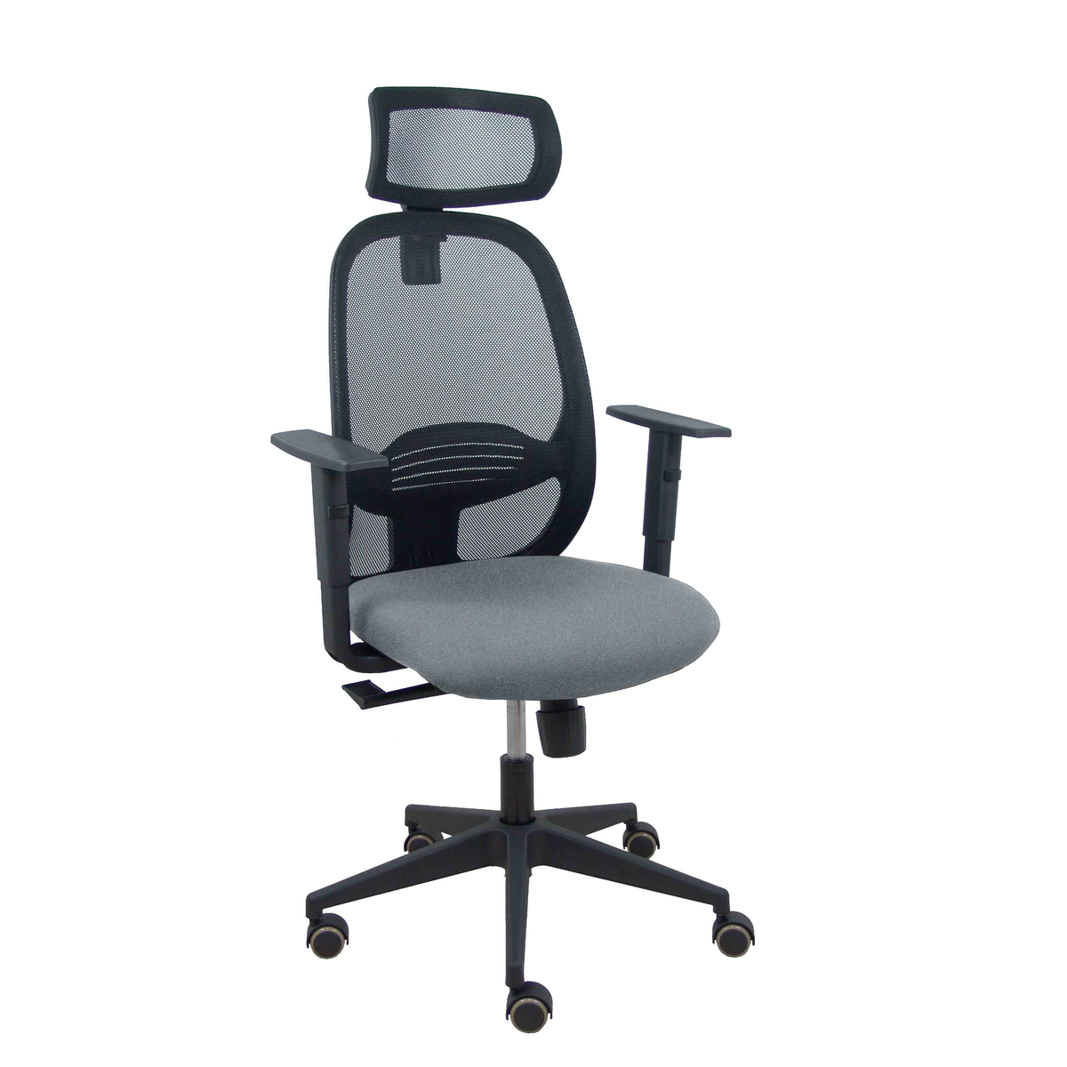 Silla de oficina Piqueras y Crespo Cilanco Negra Malla + - Ref. fabricante 354SNM840B100B10CRPCR - Gris