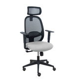 Silla de oficina Piqueras y Crespo Cilanco Negra Malla + - Ref. fabricante 354SNM840B100B10CRPCR - Gris Claro