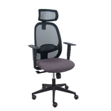 Silla de oficina Piqueras y Crespo Cilanco Negra Malla + - Ref. fabricante 354SNM840B100B10CRPCR - Gris Oscuro