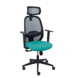 Silla de oficina Piqueras y Crespo Cilanco Negra Malla + - Ref. fabricante 354SNM840B100B10CRPCR - Turquesa