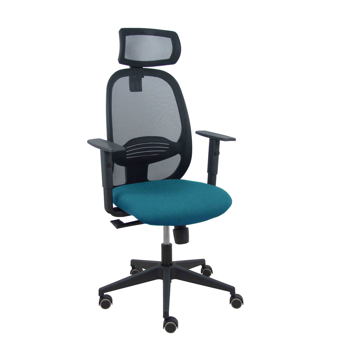 Silla de oficina Piqueras y Crespo Cilanco Negra Malla + - Ref. fabricante 354SNM840B100B10CRPCR - Verde Petroleo