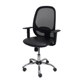 Silla de oficina Piqueras y Crespo Cilanco Negra Malla - Ref. fabricante 354SNM840SP840B10CCRRN - Negro