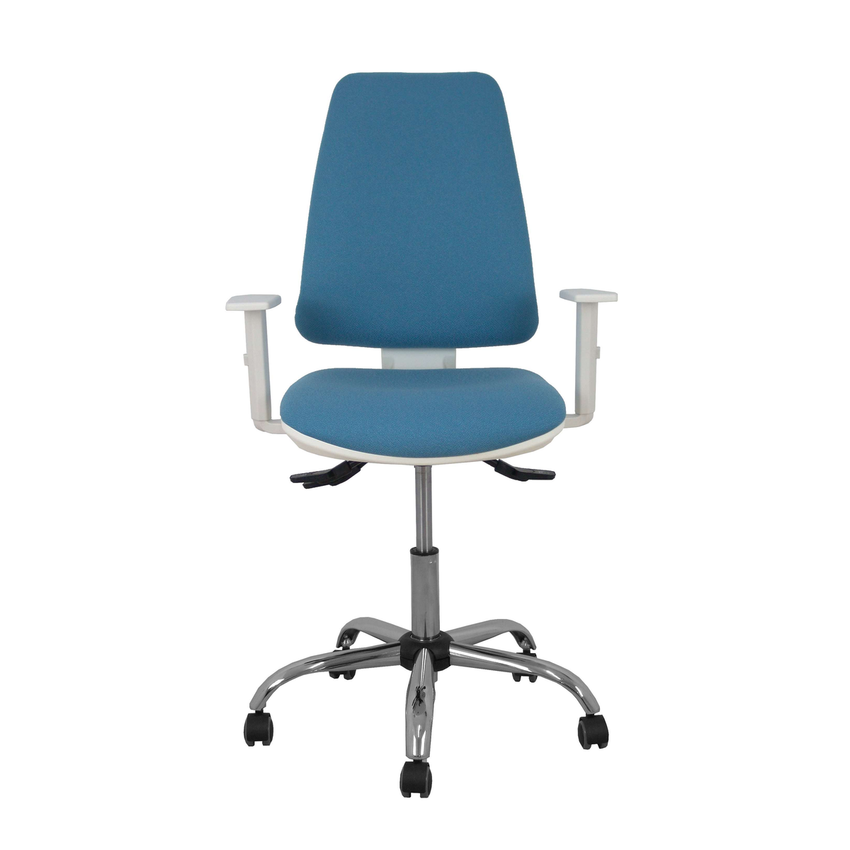 Silla de oficina Piqueras y Crespo Elche Blanca Bali - Ref. fabricante 1014ASB100B5CRRP - Azul Cielo