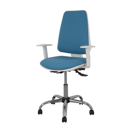 Silla de oficina Piqueras y Crespo Elche Blanca Bali - Ref. fabricante 1014ASB100B5CRRP - Azul Cielo