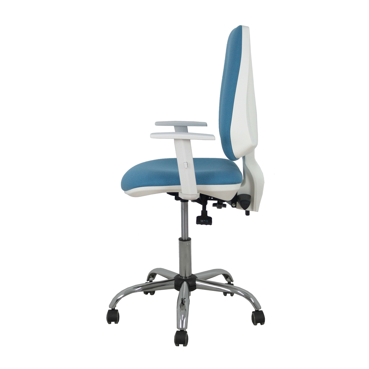 Silla de oficina Piqueras y Crespo Elche Blanca Bali - Ref. fabricante 1014ASB100B5CRRP - Azul Cielo