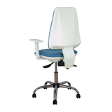 Silla de oficina Piqueras y Crespo Elche Blanca Bali - Ref. fabricante 1014ASB100B5CRRP - Azul Cielo