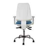 Silla de oficina Piqueras y Crespo Elche Blanca Bali - Ref. fabricante 1014ASB100B5CRRP - Azul Cielo