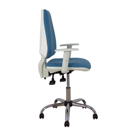 Silla de oficina Piqueras y Crespo Elche Blanca Bali - Ref. fabricante 1014ASB100B5CRRP - Azul Cielo