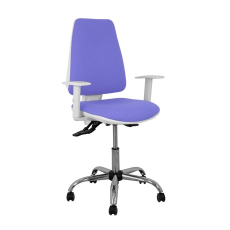 Silla de oficina Piqueras y Crespo Elche Blanca Bali - Ref. fabricante 1014ASB100B5CRRP - Azul Claro