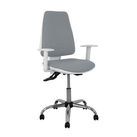 Silla de oficina Piqueras y Crespo Elche Blanca Bali - Ref. fabricante 1014ASB100B5CRRP - Gris