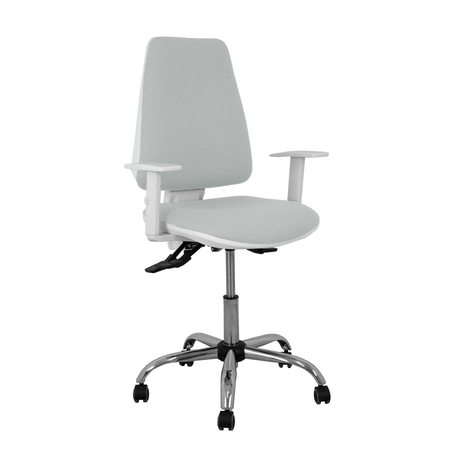 Silla de oficina Piqueras y Crespo Elche Blanca Bali - Ref. fabricante 1014ASB100B5CRRP - Gris Claro