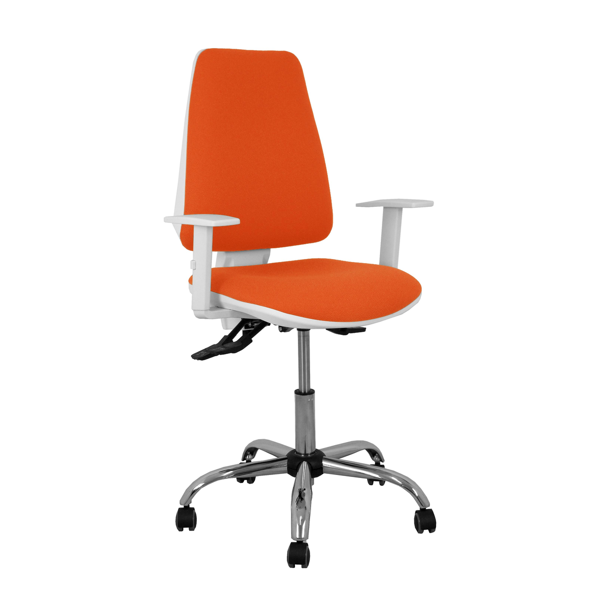Silla de oficina Piqueras y Crespo Elche Blanca Bali - Ref. fabricante 1014ASB100B5CRRP - Naranja Oscuro