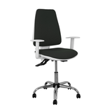 Silla de oficina Piqueras y Crespo Elche Blanca Bali - Ref. fabricante 1014ASB100B5CRRP - Negro