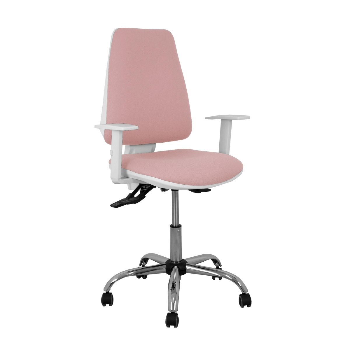 Silla de oficina Piqueras y Crespo Elche Blanca Bali - Ref. fabricante 1014ASB100B5CRRP - Rosa