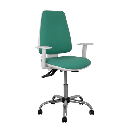 Silla de oficina Piqueras y Crespo Elche Blanca Bali - Ref. fabricante 1014ASB100B5CRRP - Verde Esmeralda