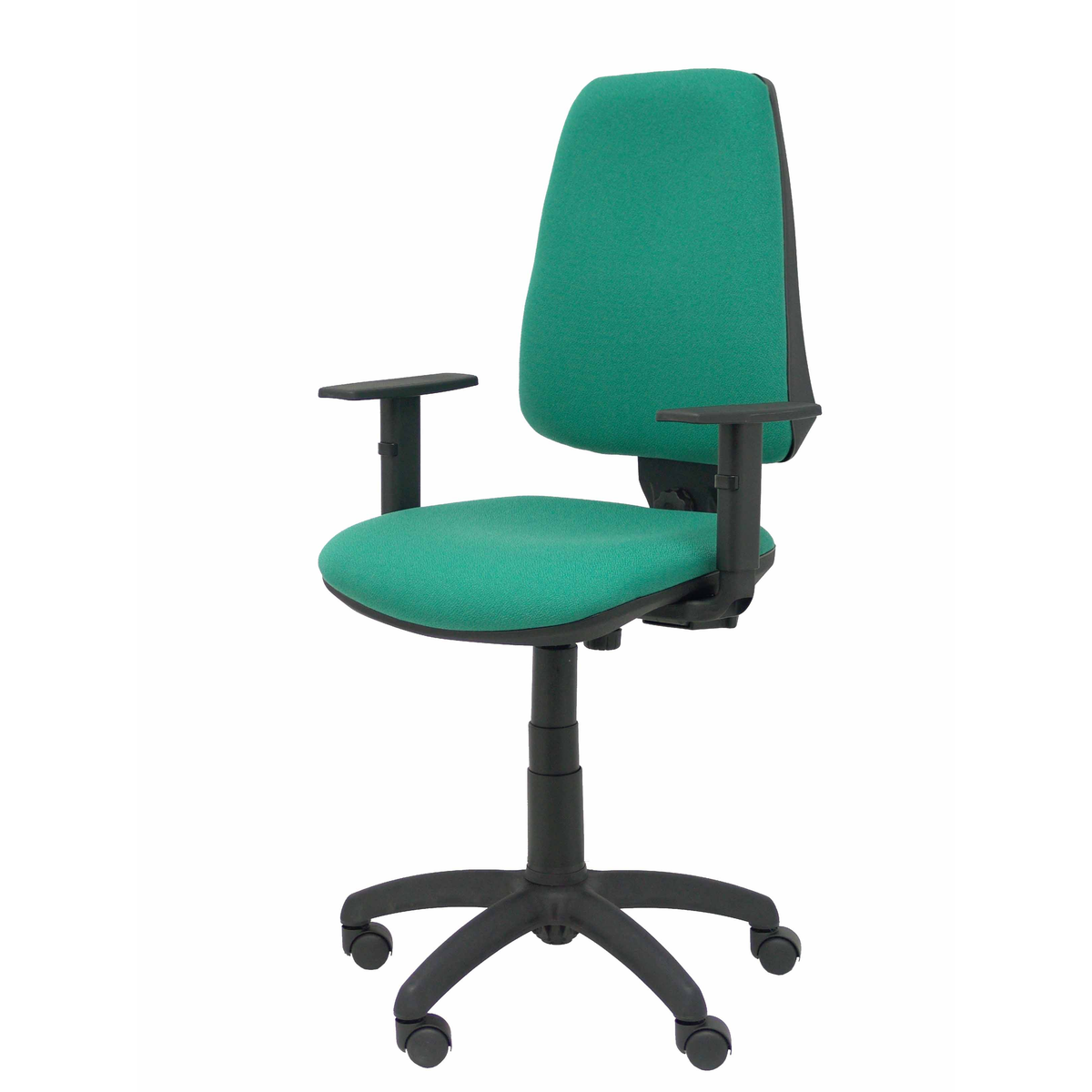 Silla de oficina Piqueras y Crespo Elche Cp Bali - Brazos - Ref. fabricante 14CPBALI100B10 - Verde Esmeralda