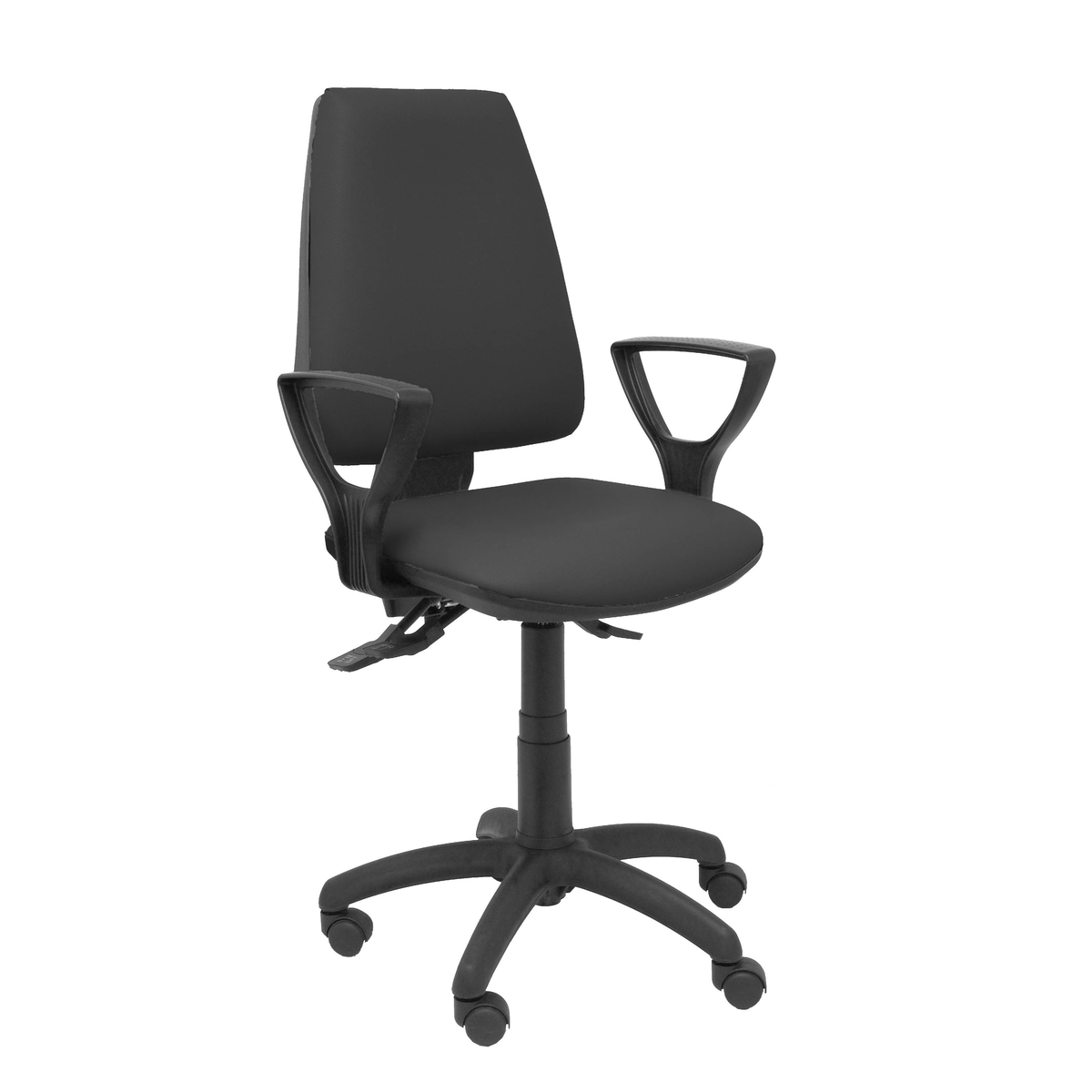 Silla de oficina Piqueras y Crespo Elche S Similpiel - Asincro · Brazos fijos - Negro