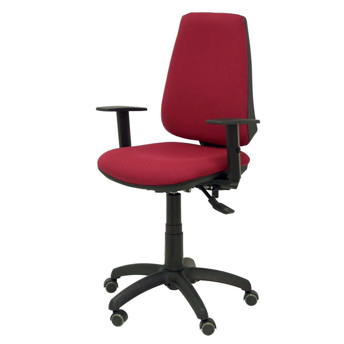 Silla de oficina Piqueras y Crespo Elche S Bali - Brazos - Ref. fabricante 14ASB600B10RP - Granate