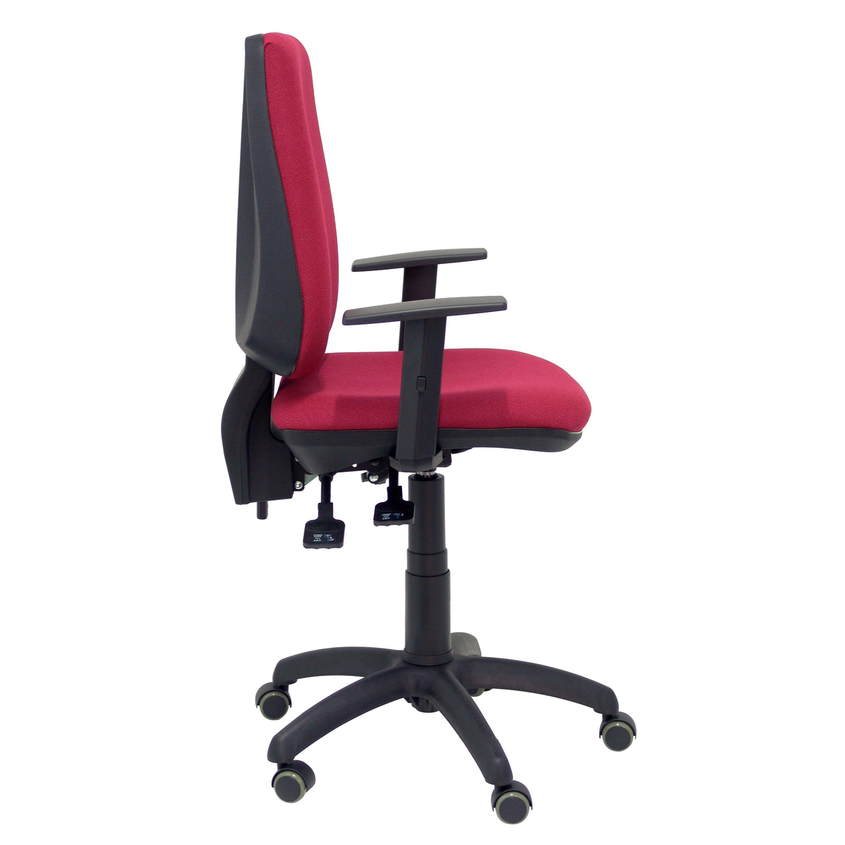 Silla de oficina Piqueras y Crespo Elche S Bali - Brazos - Ref. fabricante 14ASB600B10RP - Granate