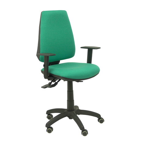 Silla de oficina Piqueras y Crespo Elche S Bali - Brazos - Ref. fabricante 14ASB600B10RP - Verde Esmeralda