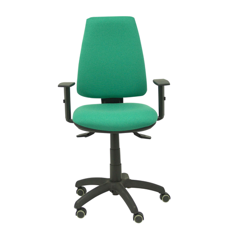 Silla de oficina Piqueras y Crespo Elche S Bali - Brazos - Ref. fabricante 14ASB600B10RP - Verde Esmeralda