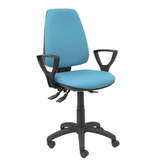 Silla de oficina Piqueras y Crespo Elche S Bali - Brazos fijos - Ref. fabricante 14ASB13B8RN - Azul Cielo