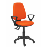 Silla de oficina Piqueras y Crespo Elche S Bali - Brazos fijos - Ref. fabricante 14ASB13B8RN - Naranja Oscuro