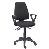 Silla de oficina Piqueras y Crespo Elche S Bali - Brazos fijos - Ref. fabricante 14ASB13B8RN - Negro