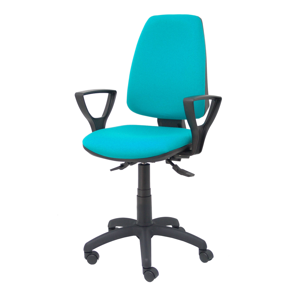 Silla de oficina Piqueras y Crespo Elche S Bali - Brazos fijos - Ref. fabricante 14ASB13B8RN - Turquesa