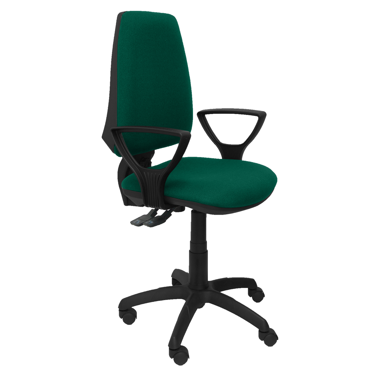 Silla de oficina Piqueras y Crespo Elche S Bali - Brazos fijos - Ref. fabricante 14ASB13B8RN - Verde Esmeralda