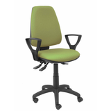 Silla de oficina Piqueras y Crespo Elche S Bali - Brazos fijos - Ref. fabricante 14ASB13B8RN - Verde Oliva