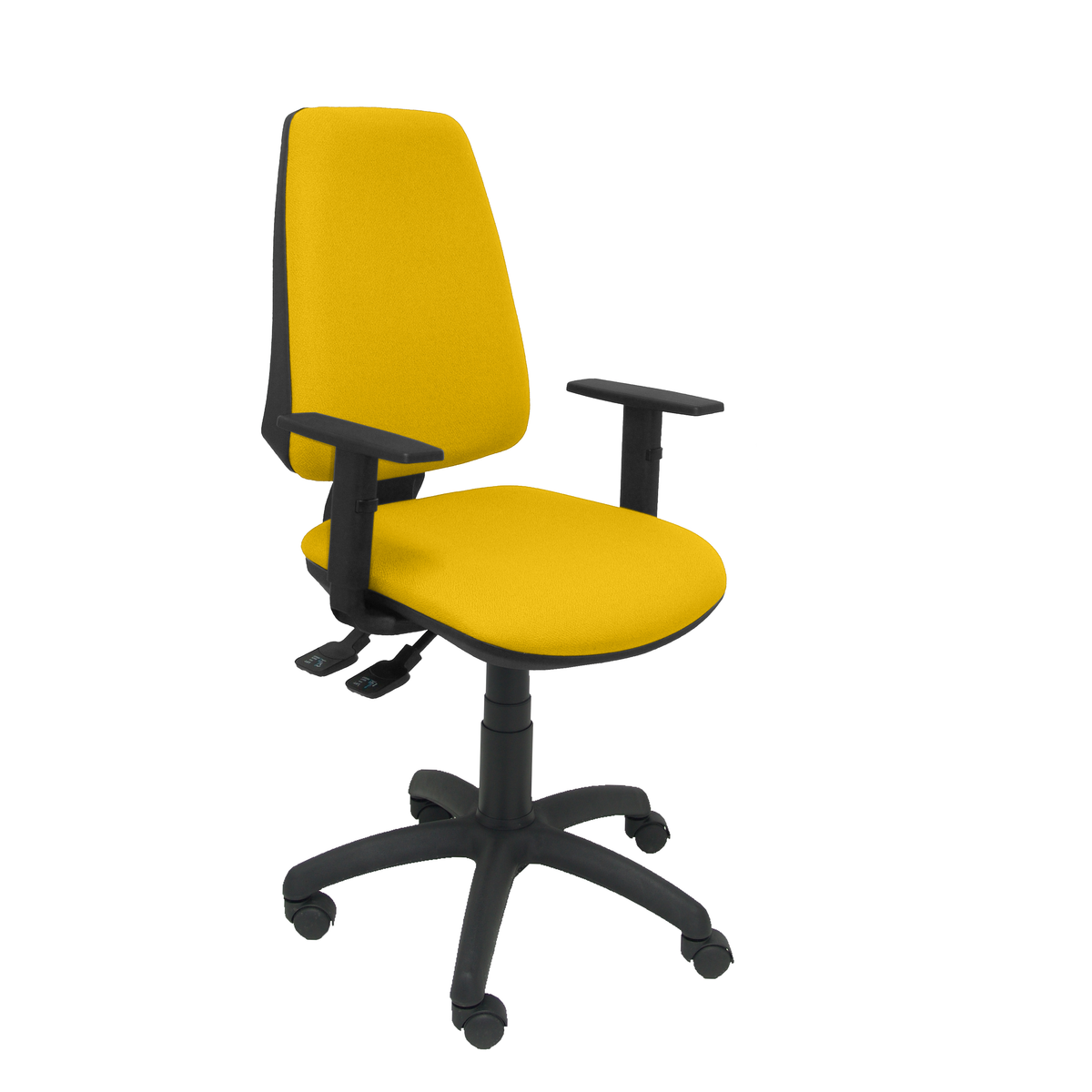Silla de oficina Piqueras y Crespo Elche S Bali - Brazos - Ref. fabricante 14ASB220B10RN - Amarillo