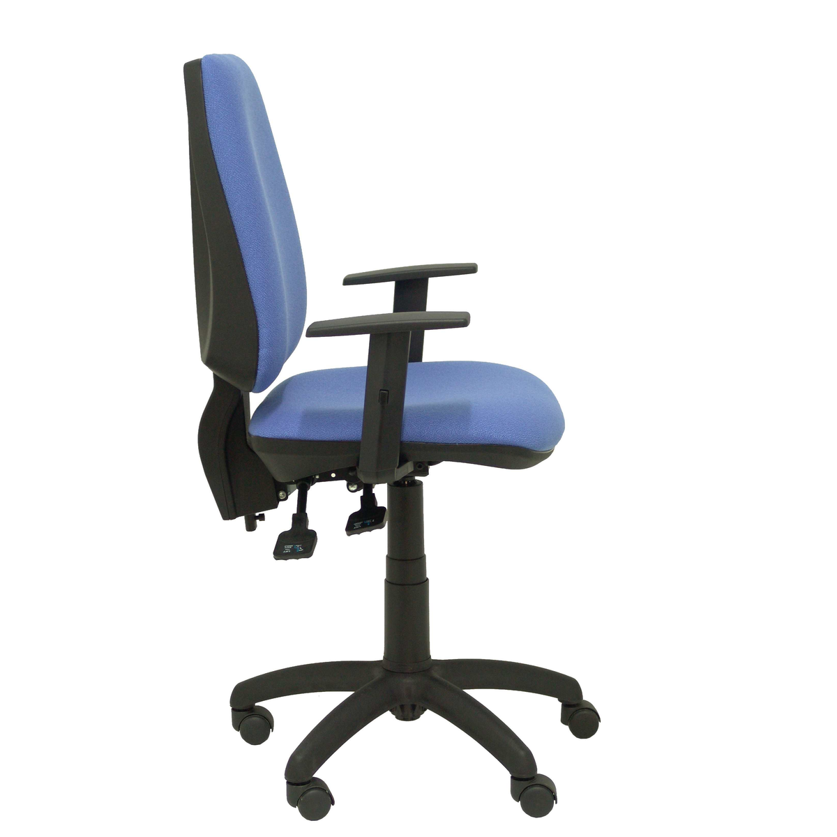 Silla de oficina Piqueras y Crespo Elche S Bali - Brazos - Ref. fabricante 14ASB220B10RN - Azul Claro