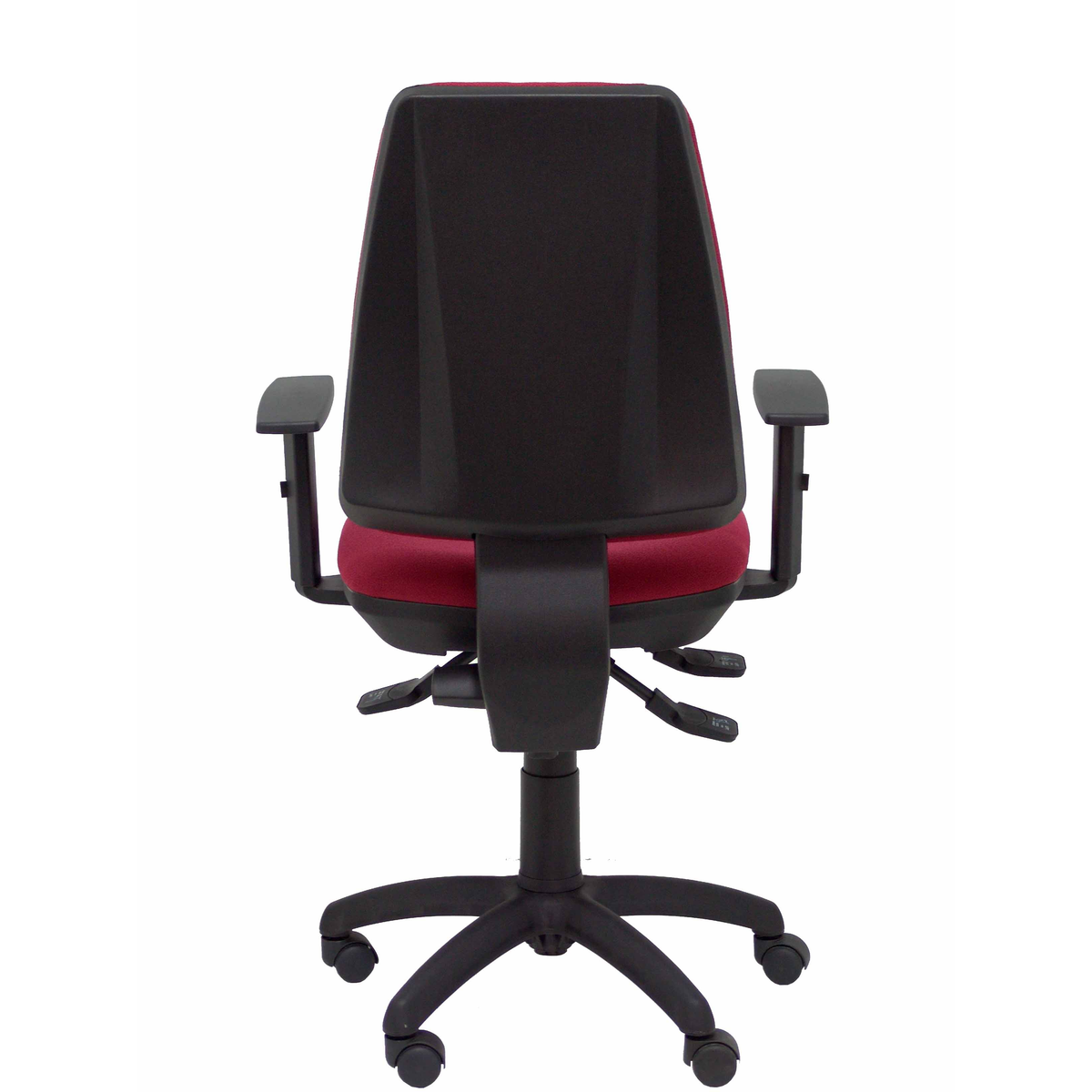 Silla de oficina Piqueras y Crespo Elche S Bali - Brazos - Ref. fabricante 14ASB220B10RN - Granate