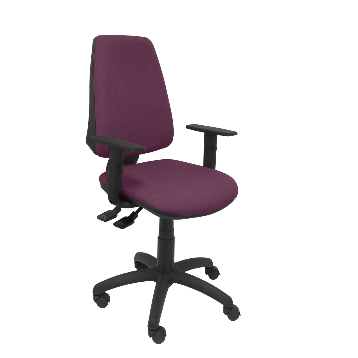 Silla de oficina Piqueras y Crespo Elche S Bali - Brazos - Ref. fabricante 14ASB220B10RN - Morado