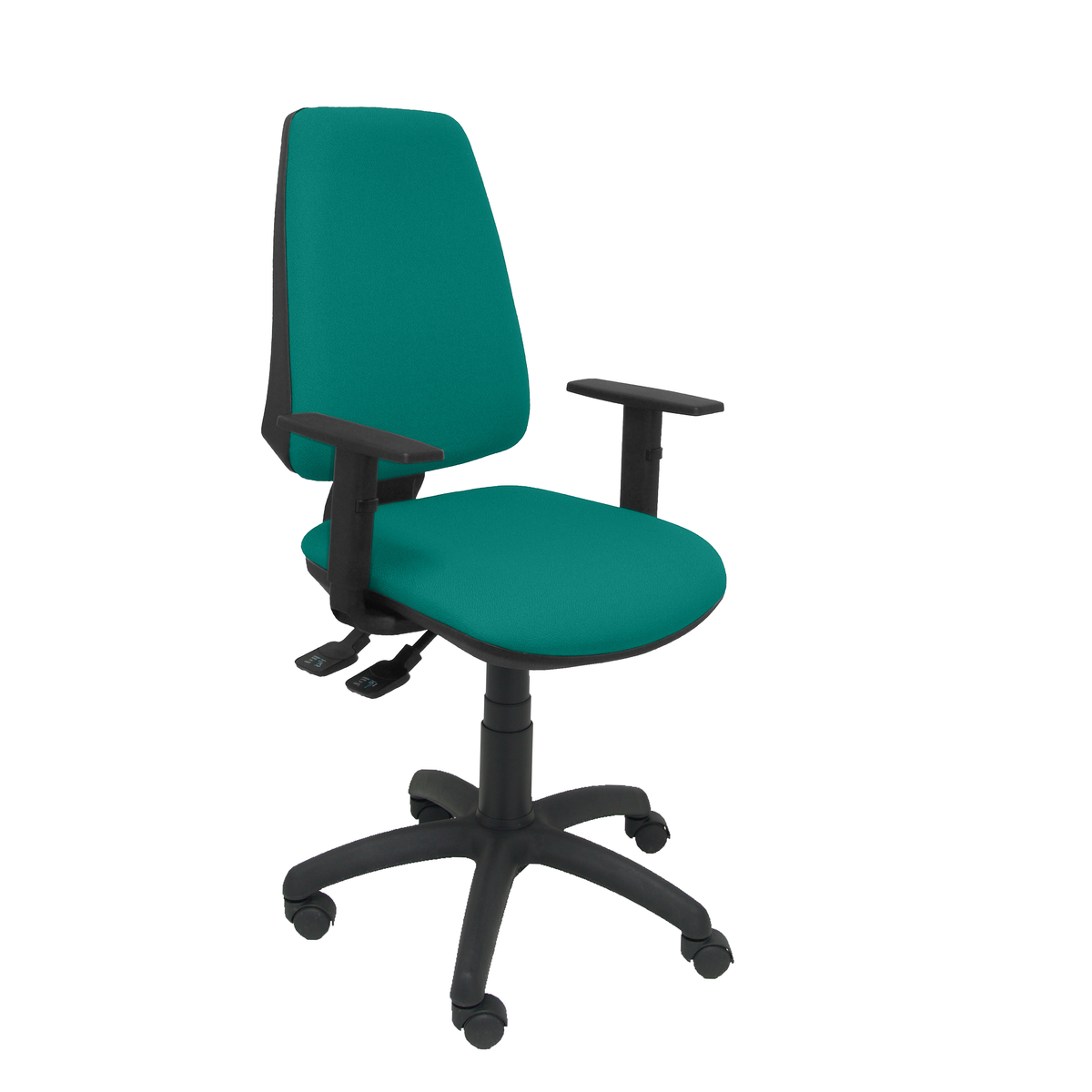 Silla de oficina Piqueras y Crespo Elche S Bali - Brazos - Ref. fabricante 14ASB220B10RN - Turquesa