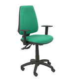 Silla de oficina Piqueras y Crespo Elche S Bali - Brazos - Ref. fabricante 14ASB220B10RN - Verde Esmeralda
